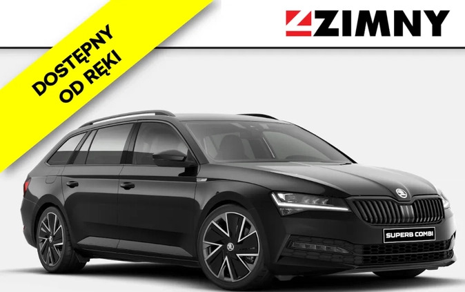 łódzkie Skoda Superb cena 198500 przebieg: 5, rok produkcji 2024 z Siechnice